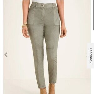 NWT Chico's Secret Stretch Casual Utility Slim Ankle Pants